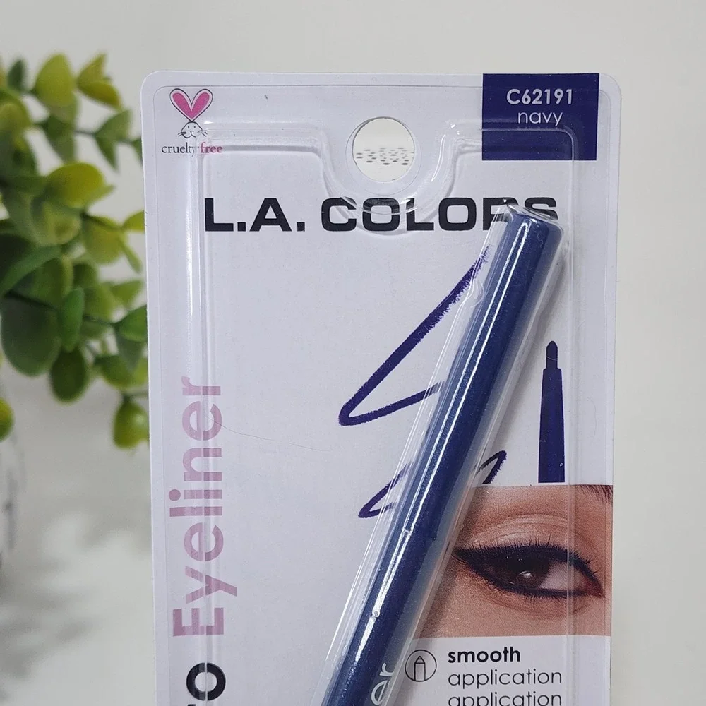 L.A. Colors Auto Eyeliner Navy Blue C62191 Smudge Proof Retractable ~ Brand New